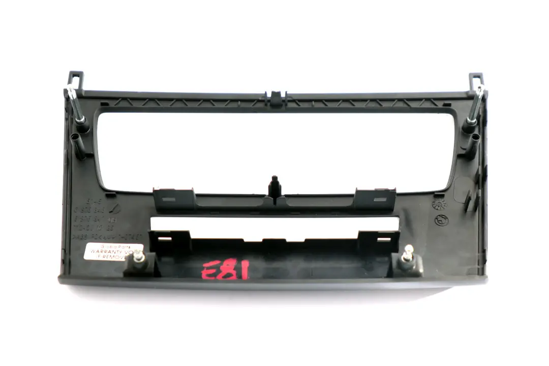 BMW E81 E82 E87N LCI E88 Couvercle Panneau de fonction Centre de support Noir - SKU 6976847 - Numéro de pièce 6976847