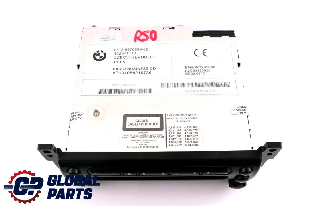 Radio Boost CD Mini R50 R52 R53 Audio Unité Principale pour à propos du numéro de pièce 9136412 Radio Boost CD Mini R50 R52 R53 Audio Unité Principale - SKU 6976890 - Numéro de pièce 9136412