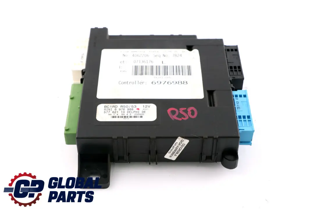Body Control Unit Modulo Base BCM BC1RD per Mini Cooper One R50 R53 con numero di parte 6976988 Mini Cooper One R50 R53 Body Control Unit Modulo Base BCM BC1RD - SKU 6976988 - Numero di parte 6976988