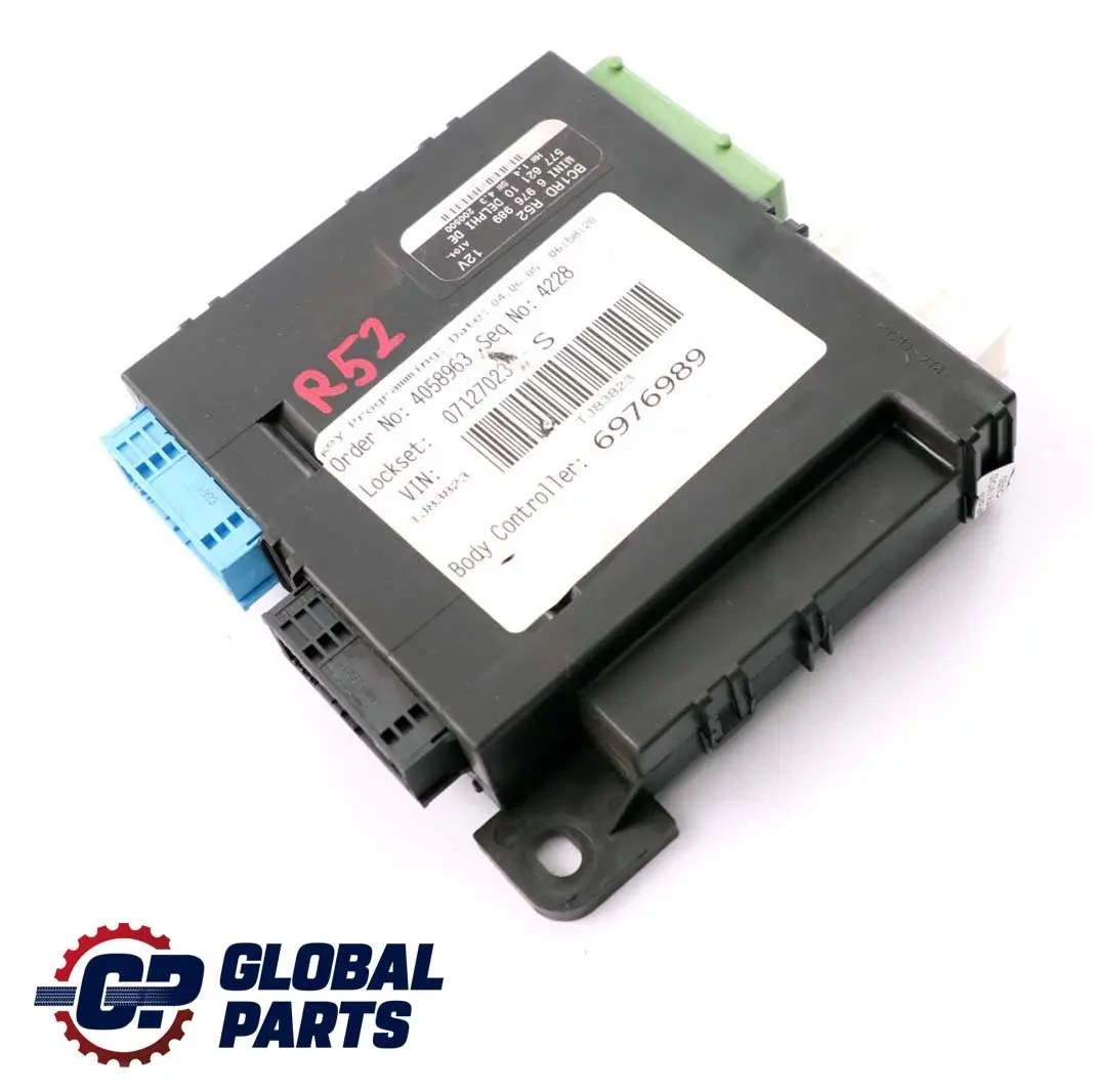 Body Control Unit Basic Module BC1RD pour Mini Cooper One R52 à propos du numéro de pièce 6982115 Mini Cooper One R52 Body Control Unit Basic Module BC1RD - SKU 6976989 - Numéro de pièce 6982115