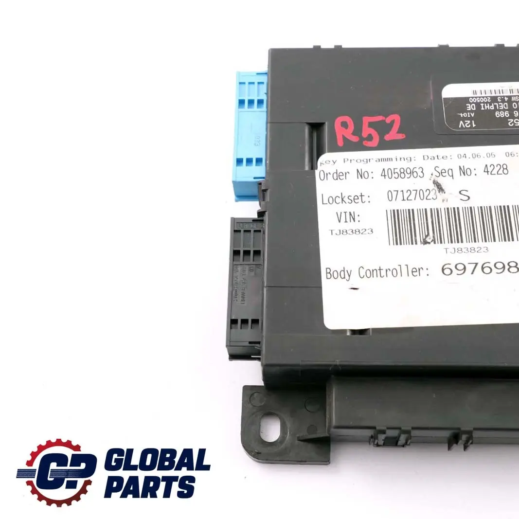 Grundmodul BC1RD für Mini Cooper One R52 mit Teilenummer 6982115 Mini Cooper One R52 Grundmodul BC1RD - SKU 6976989 - Teilenummer 6982115