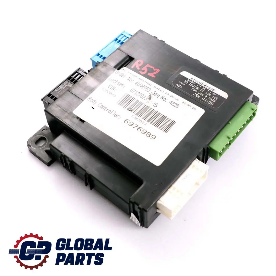 Mini Cooper One R52 Unità di controllo corpo Modulo base BC1RD - SKU 6976989 - Numero di parte 6982115