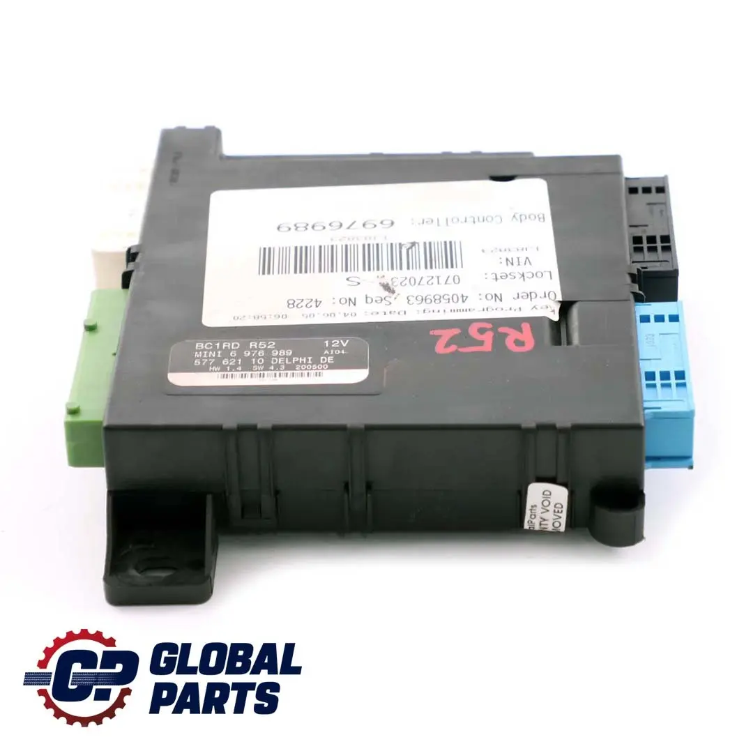 Unità di controllo corpo Modulo base BC1RD per Mini Cooper One R52 con numero di parte 6982115 Mini Cooper One R52 Unità di controllo corpo Modulo base BC1RD - SKU 6976989 - Numero di parte 6982115