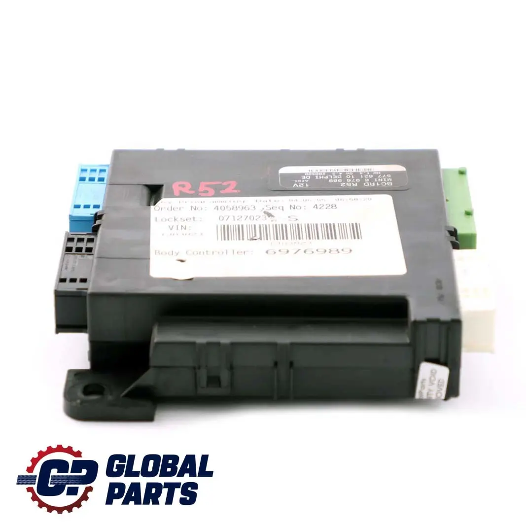 Body Control Unit Basic Module BC1RD pour Mini Cooper One R52 à propos du numéro de pièce 6982115 Mini Cooper One R52 Body Control Unit Basic Module BC1RD - SKU 6976989 - Numéro de pièce 6982115