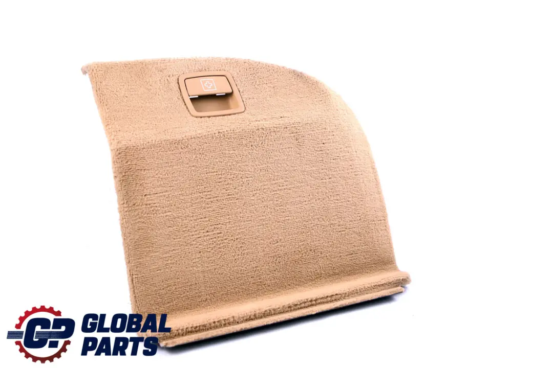 BMW 5 Series E61 Touring Right O/S Trunk Rear Carpet Flap Boot Beige - SKU 6977032 - Part number 6977032