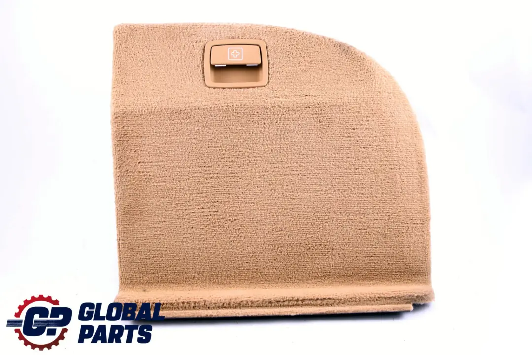 Right O/S Trunk Rear Carpet Flap Boot Beige to BMW 5 Series E61 Touring with Part number 6977032 BMW 5 Series E61 Touring Right O/S Trunk Rear Carpet Flap Boot Beige - SKU 6977032 - Part number 6977032