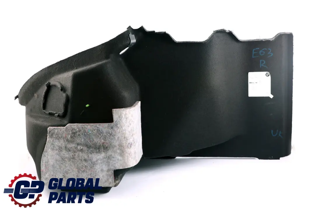 Tapicerka boczek bagażnika prawa do BMW E63 Coupe o numerze 6977036 BMW E63 Coupe Tapicerka boczek bagażnika prawa - SKU 6977036 - Numer Części 6977036