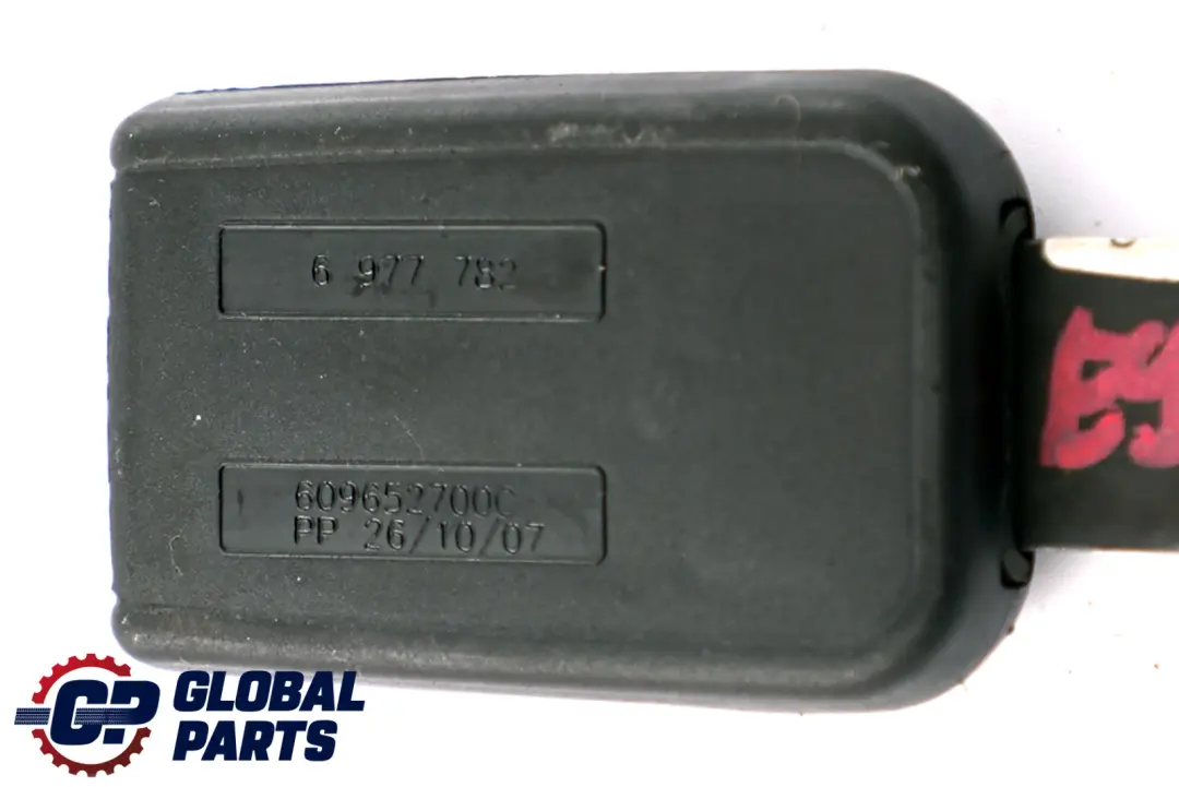 E93N LCI Convertible Centro Trasero Cinturon Seguridad Hebilla Pestillo para BMW E93 con número de pieza 6977782 BMW E93 E93N LCI Convertible Centro Trasero Cinturon Seguridad Hebilla Pestillo - SKU 6977782 - Número de pieza 6977782