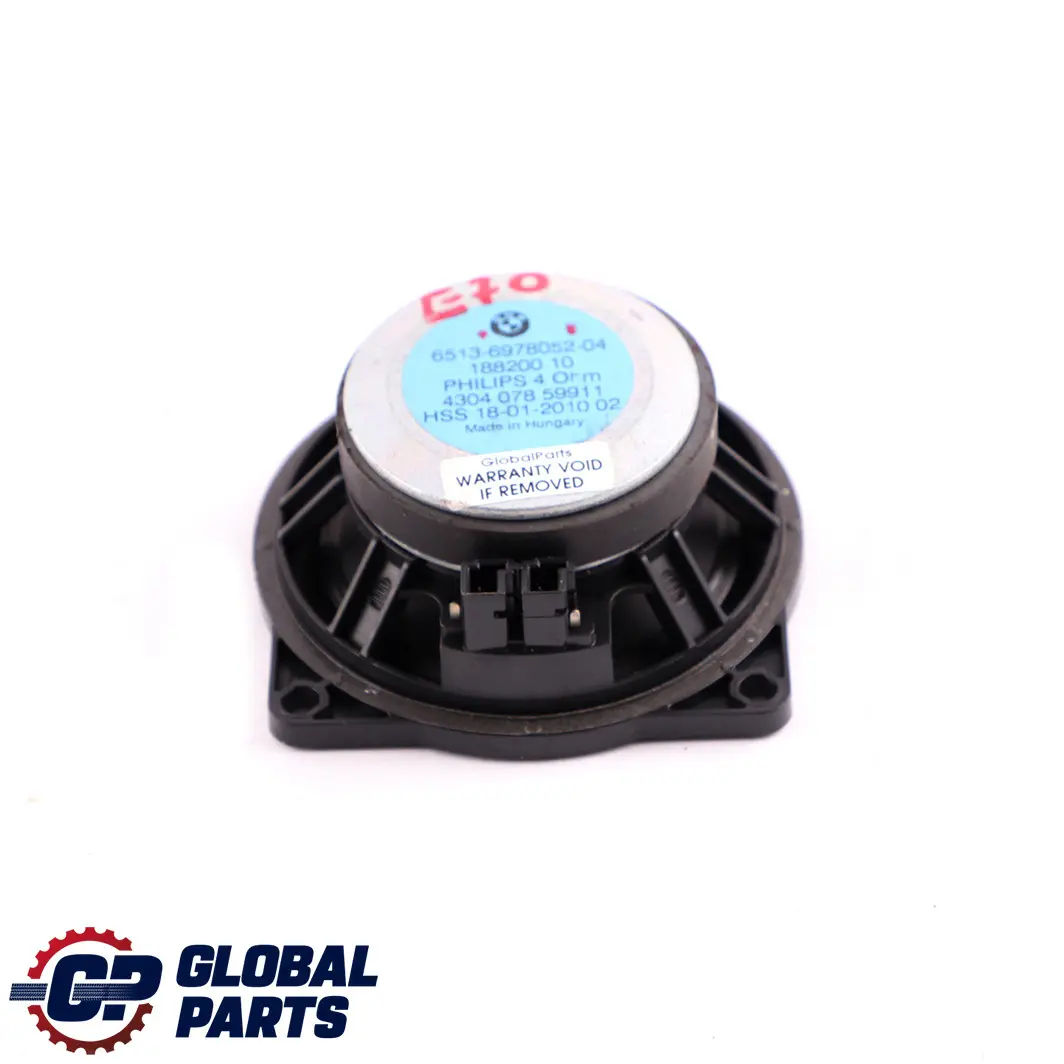 BMW X5 X6 Series E70 E71 Dashboard Dash Speaker Loudspeaker Stereo - SKU 6978052 - Part number 6978052