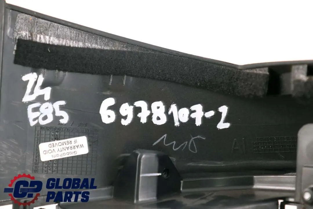 Verkleidung Ablagebox Schwarz für BMW Z4 er E85 Roadster mit Teilenummer 6978107 BMW Z4 er E85 Roadster Verkleidung Ablagebox Schwarz - SKU 6978107-2 - Teilenummer 6978107