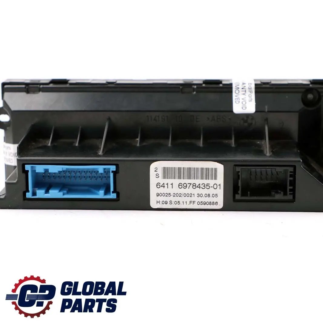 BMW 5 6 er E60 E61 E63 Bedienteil Klimaautomatik High Klimaanlage - SKU 6978435 - Teilenummer 6978435