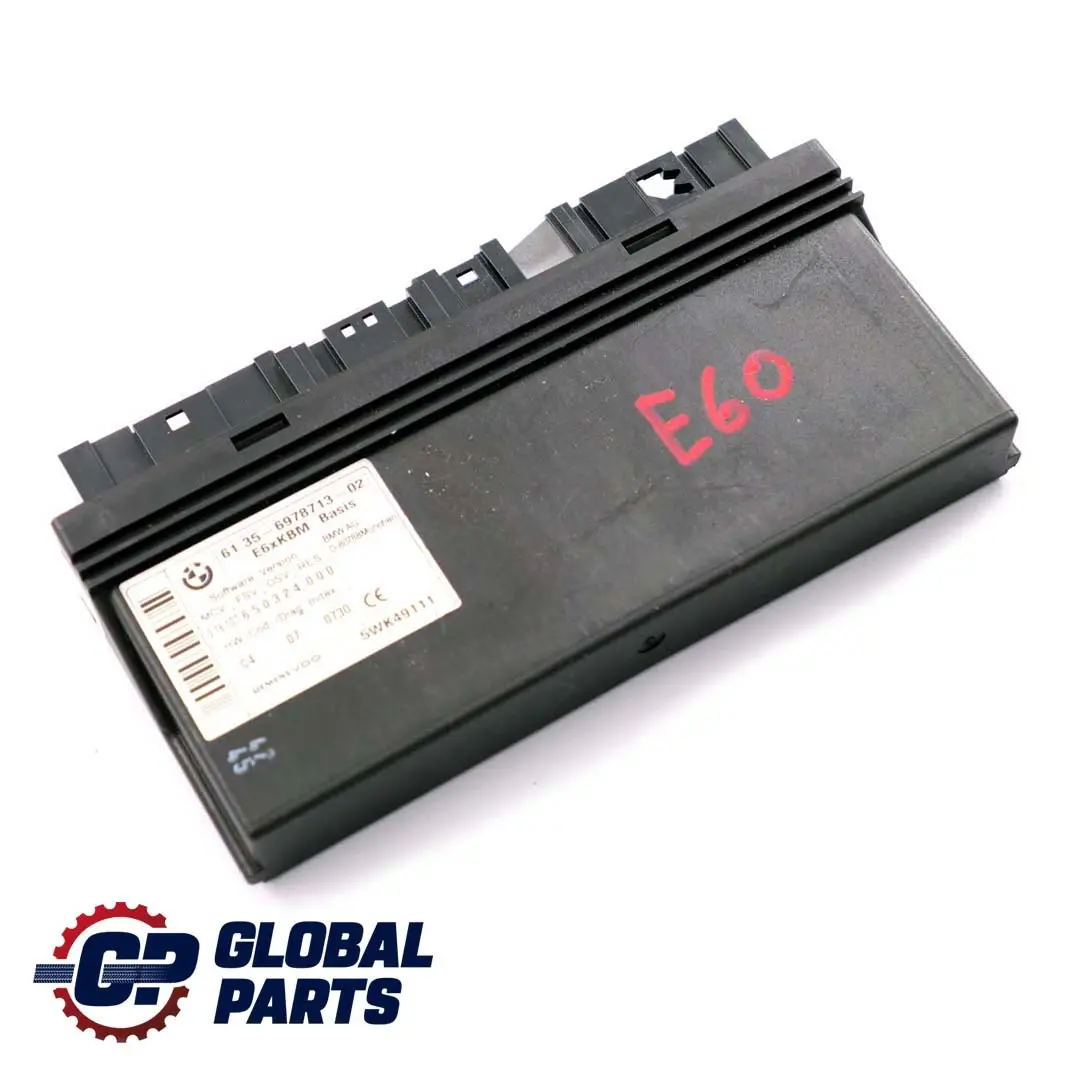 Karosseriemodul Modul Steuergerät KBM Basis für BMW 5 er E60 mit Teilenummer 6978713 BMW 5 er E60 Karosseriemodul Modul Steuergerät KBM Basis - SKU 6978713 - Teilenummer 6978713