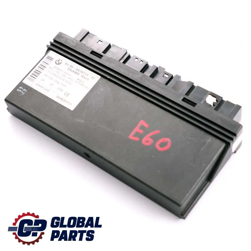 BMW E60 Body Control Module ECU Unidad De Control KBM Base - SKU 6978713 - Número de pieza 6978713