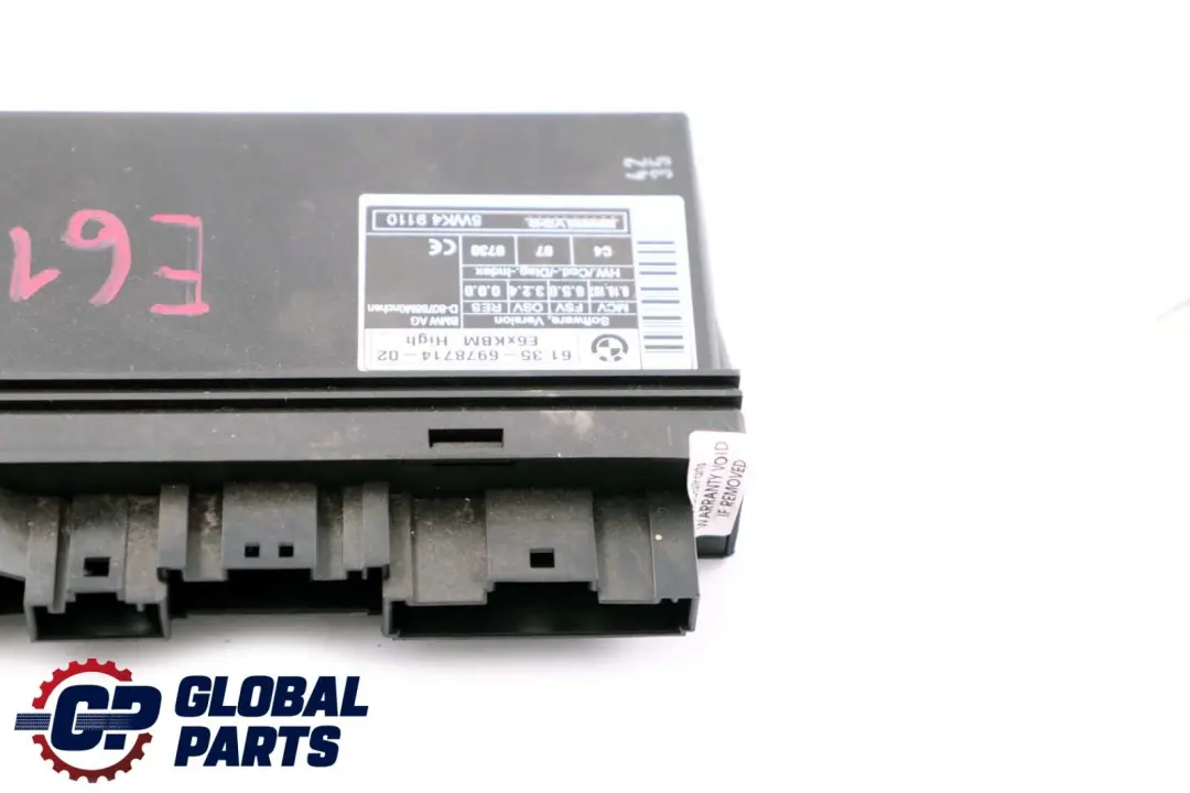 Module De Commande De Carrosserie Calculateur ECU KBM High pour BMW E61 à propos du numéro de pièce 6978714 BMW E61 Module De Commande De Carrosserie Calculateur ECU KBM High - SKU 6978714 - Numéro de pièce 6978714