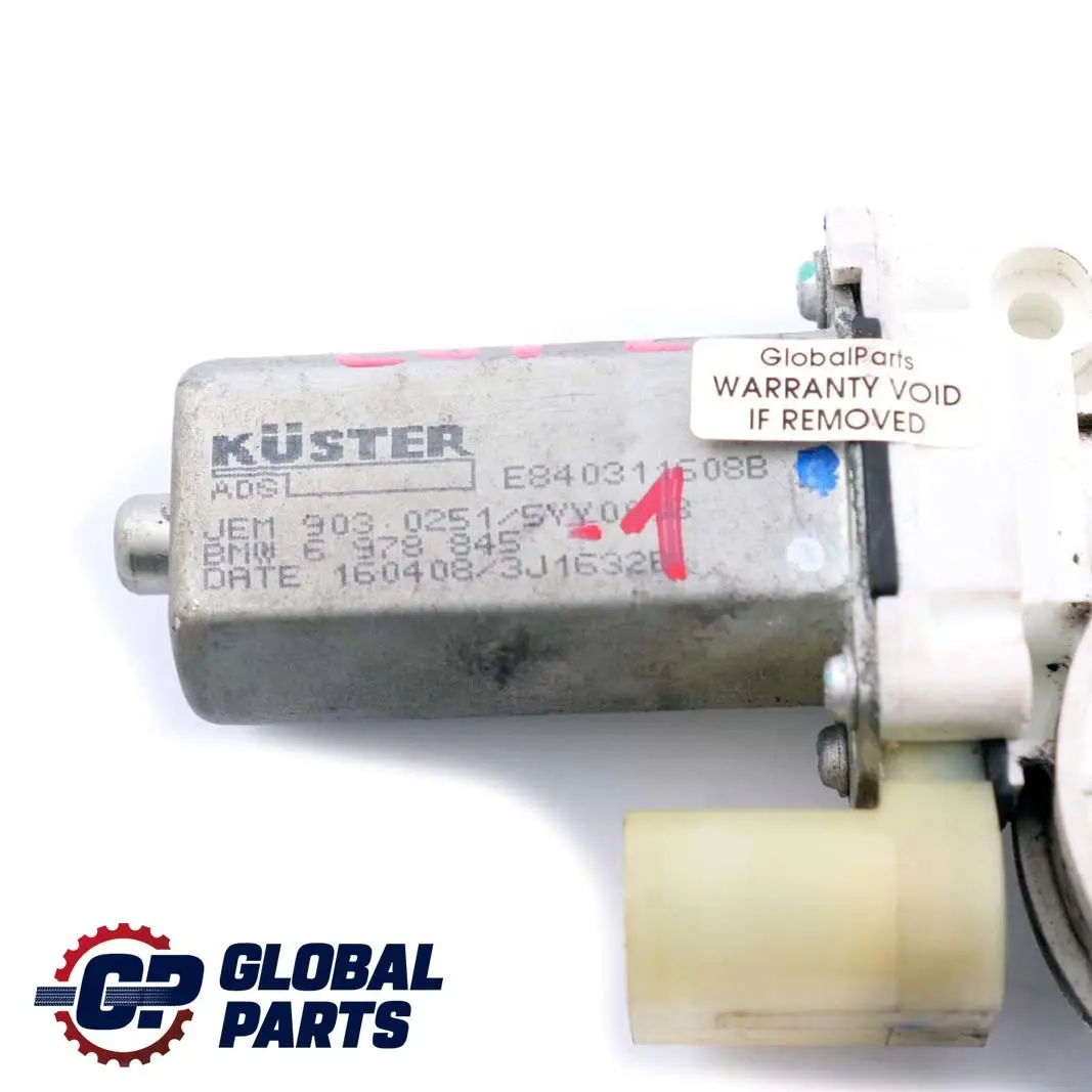 Fenster Heber Antriebs Einheit Vorne Links Tür für BMW E81 E82 E88 mit Teilenummer 6978845 BMW E81 E82 E88 Fenster Heber Antriebs Einheit Vorne Links Tür - SKU 6978845-1 - Teilenummer 6978845