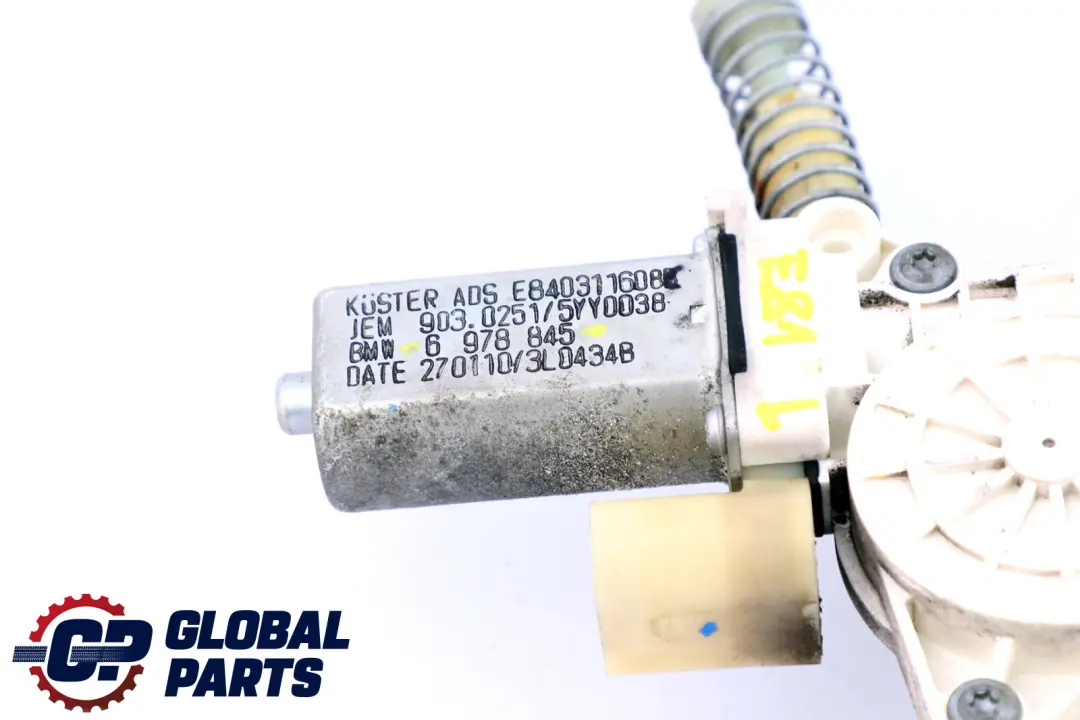 BMW E81 E82 E88 Podnośnik Szyby Drzwi Przód Lewo - SKU 6978845 - Numer Części 6978845