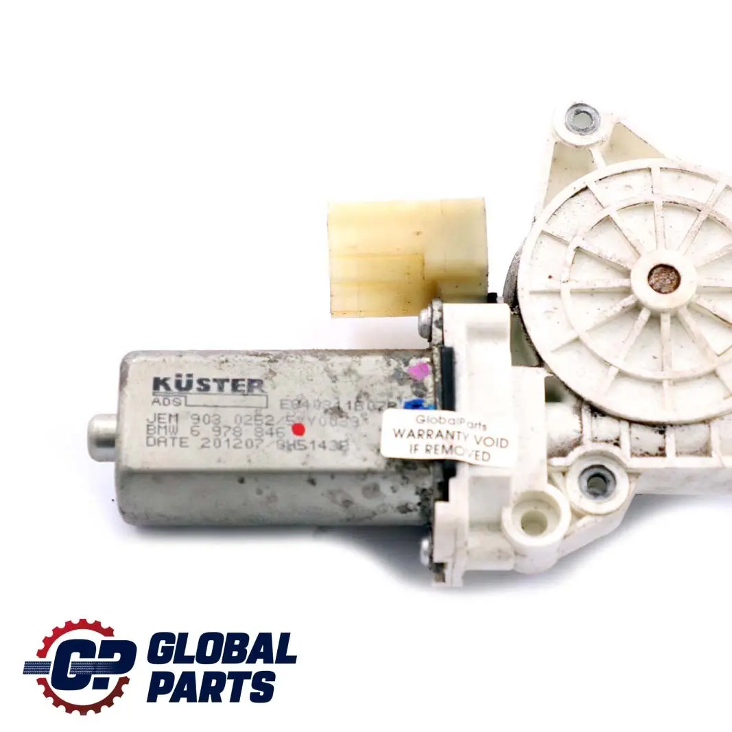 BMW 1 Series E81 E82 E88 Door Window Lifter Motor Electric Front Right O/S - SKU 6978846-1 - Part number 6978846