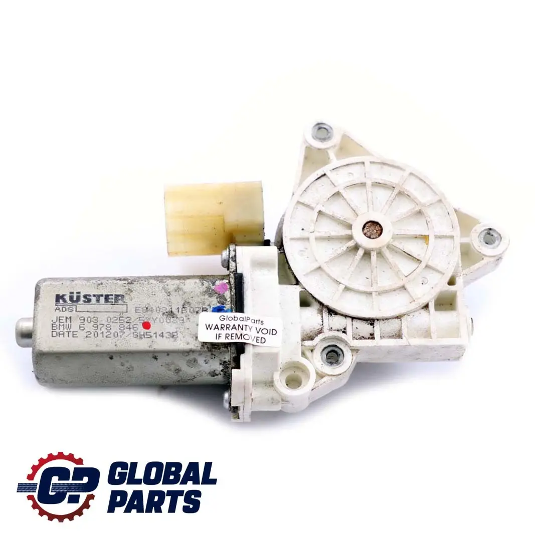 BMW 1 Series E81 E82 E88 Door Window Lifter Motor Electric Front Right O/S - SKU 6978846-1 - Part number 6978846