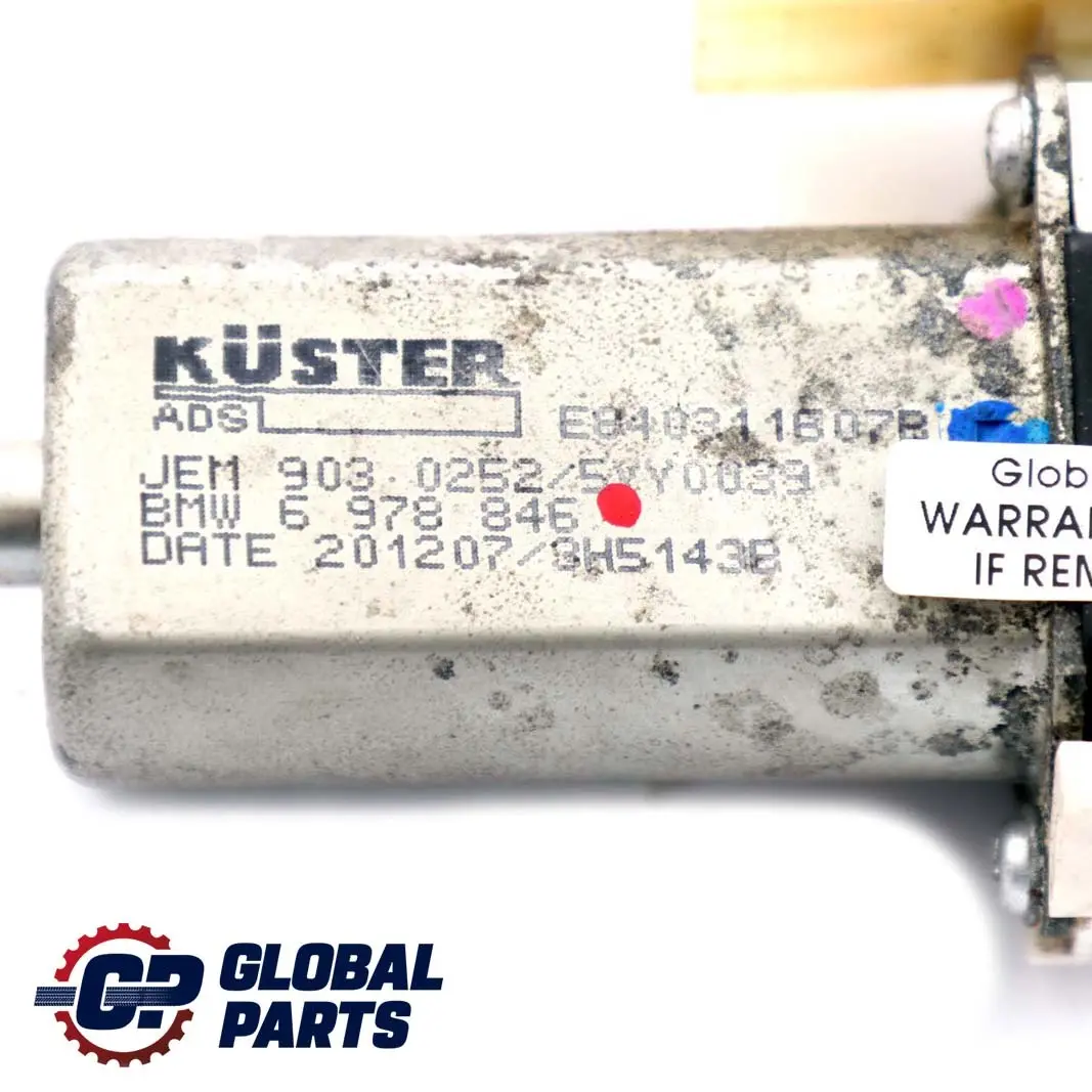 BMW 1 Series E81 E82 E88 Door Window Lifter Motor Electric Front Right O/S - SKU 6978846-1 - Part number 6978846