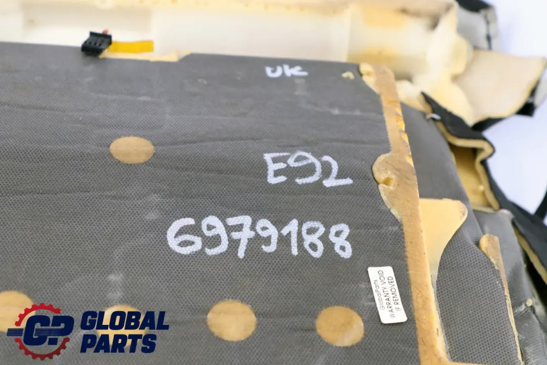 Sedile anteriore sinistro destro Rivestimento in pelle Antracite per BMW 3 E92 con numero di parte 6979188 BMW 3 E92 Sedile anteriore sinistro destro Rivestimento in pelle Antracite - SKU 6979188 - Numero di parte 6979188