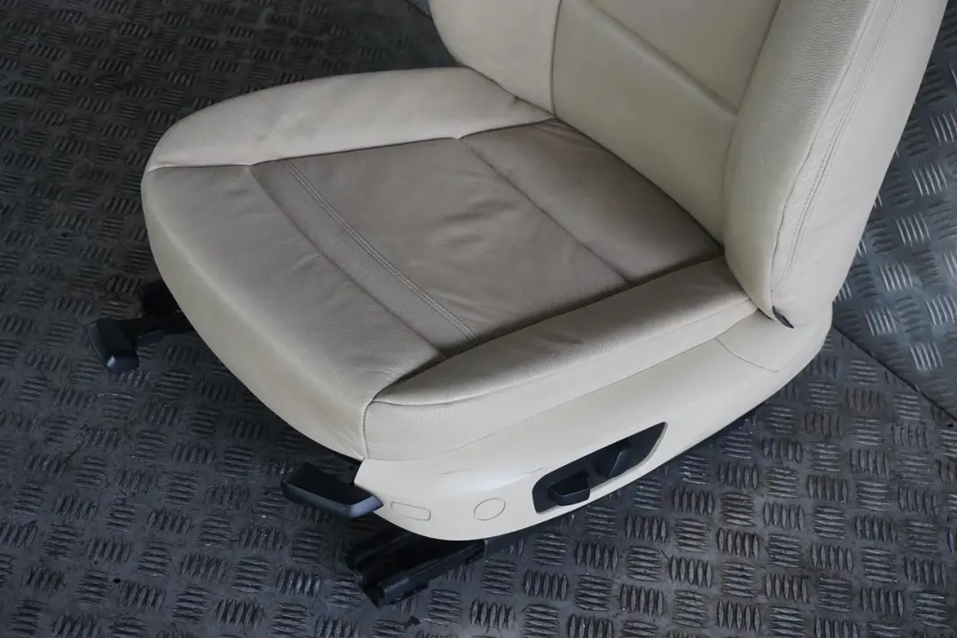 BMW 3 Series E92 Leather Creambeige Cream Beige Front Left N/S Seat Electric - SKU 6979286-1 - Part number 6979286
