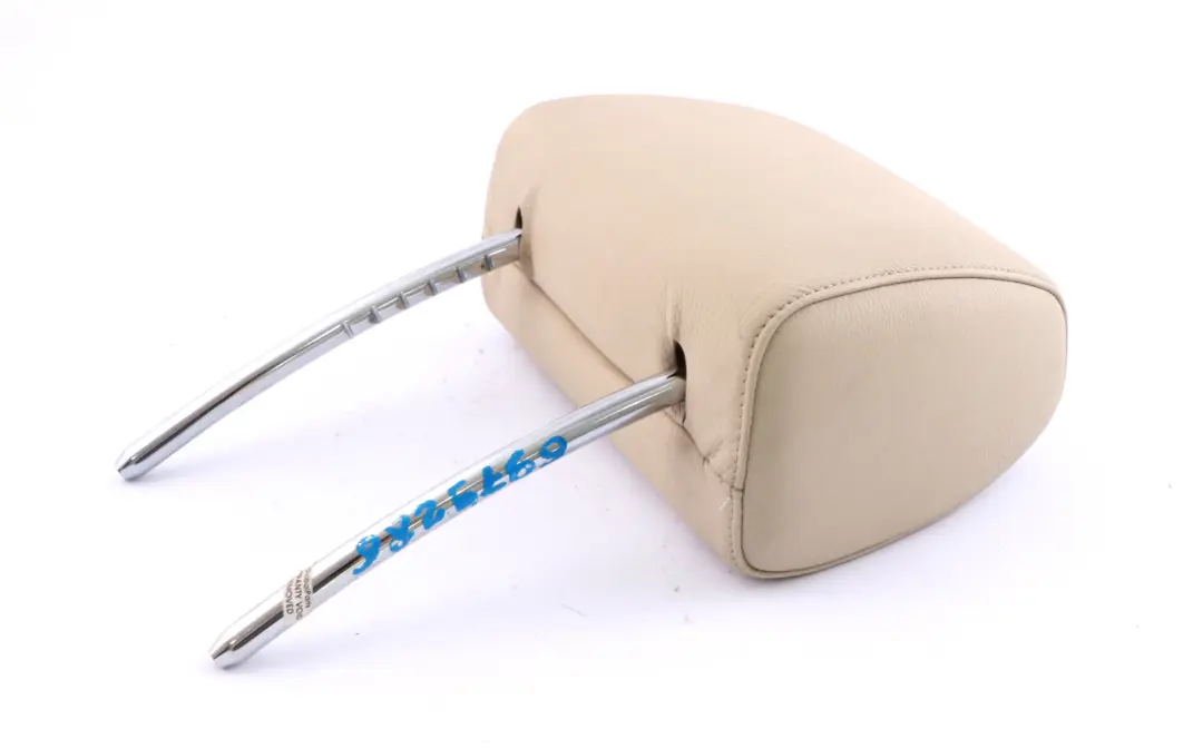 BMW 3 Series E92 Front Seat Left Right N/O/S Creambeige Beige Leather Headrest - SKU 6979286 - Part number 6979286