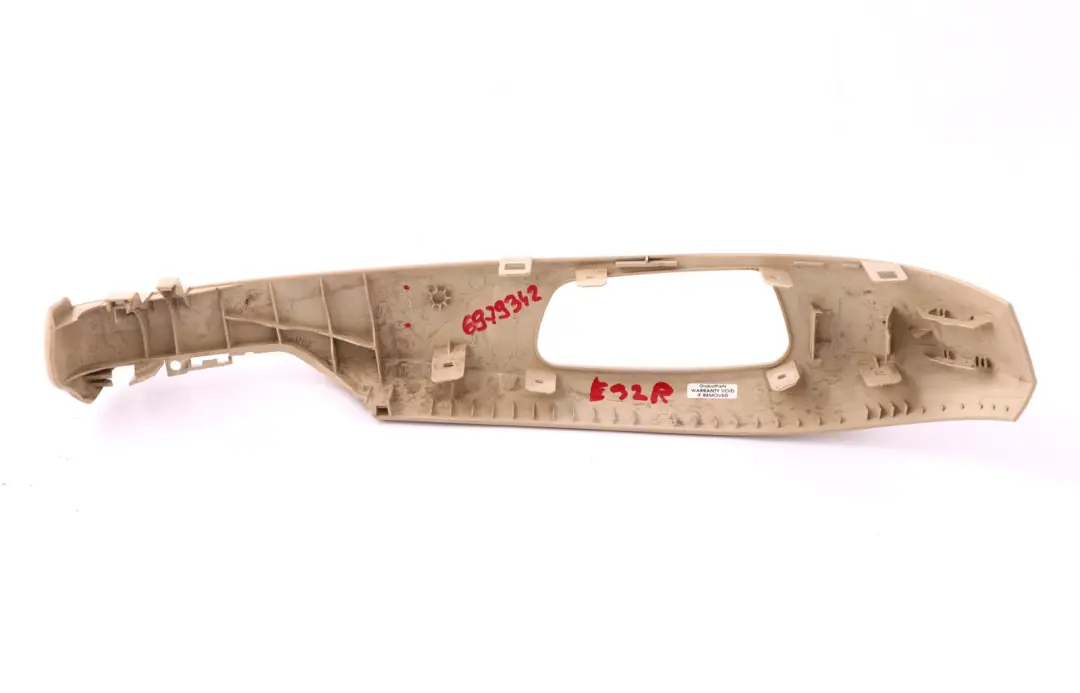 BMW 3 er E92 E92N LCI Blende Sitz Aussen Rechts Creambeige Cream Beige 6979644 - SKU 6979342 - Teilenummer 6979342