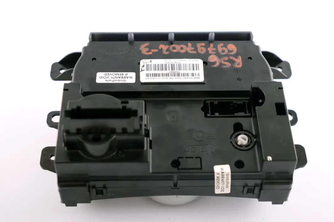 Mini Cooper One 3 R56 Air Conditioning Heater Control Unit Switch 69797002 - SKU 69797002-3 - Part number 3454854