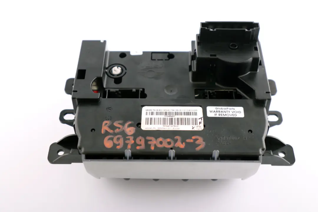Mini Cooper One 3 R56 Air Conditioning Heater Control Unit Switch 69797002 - SKU 69797002-3 - Part number 3454854