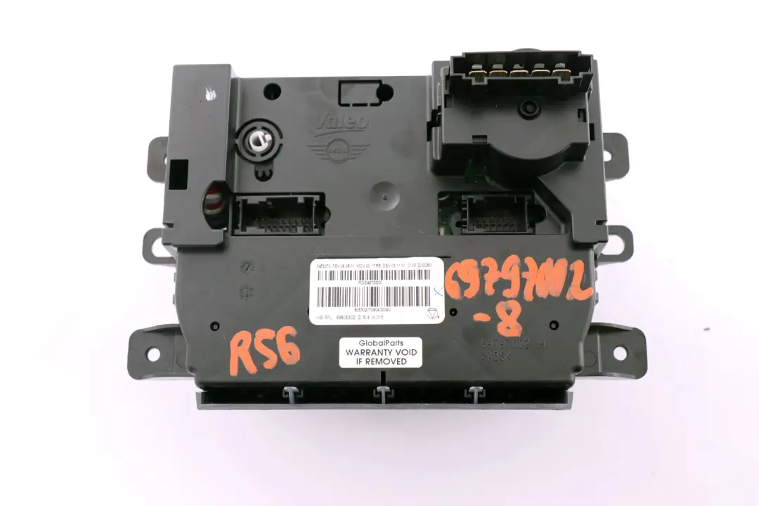 Mini One R56 Interruptor Unidad Control Calefactor Aire Acondicionado - SKU 69797002-8 - Número de pieza 69797002