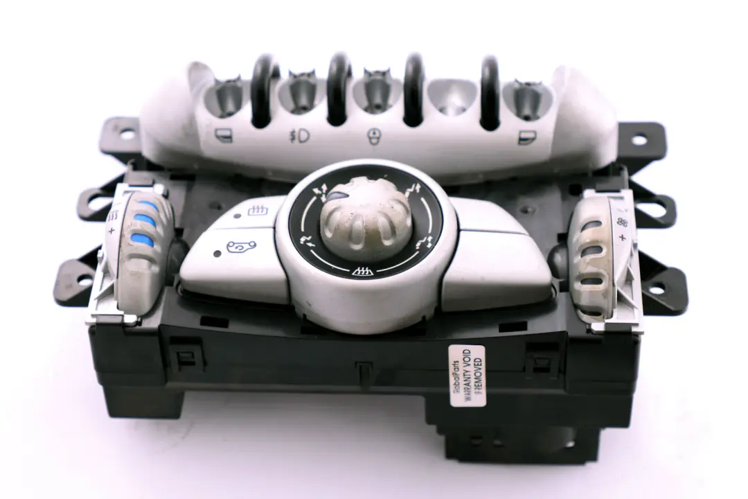 Interruptor Unidad Control Calefactor Aire Acondicionado para Mini One R56 con número de pieza 69797002 Mini One R56 Interruptor Unidad Control Calefactor Aire Acondicionado - SKU 69797002-8 - Número de pieza 69797002