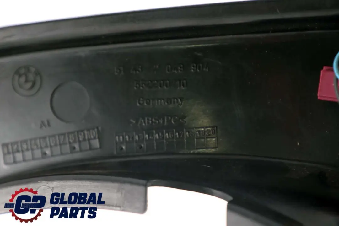 BMW 5 Series E61 Trim Panel Column Cover Rear Right O/S Black - SKU 6980010 - Part number 7049904