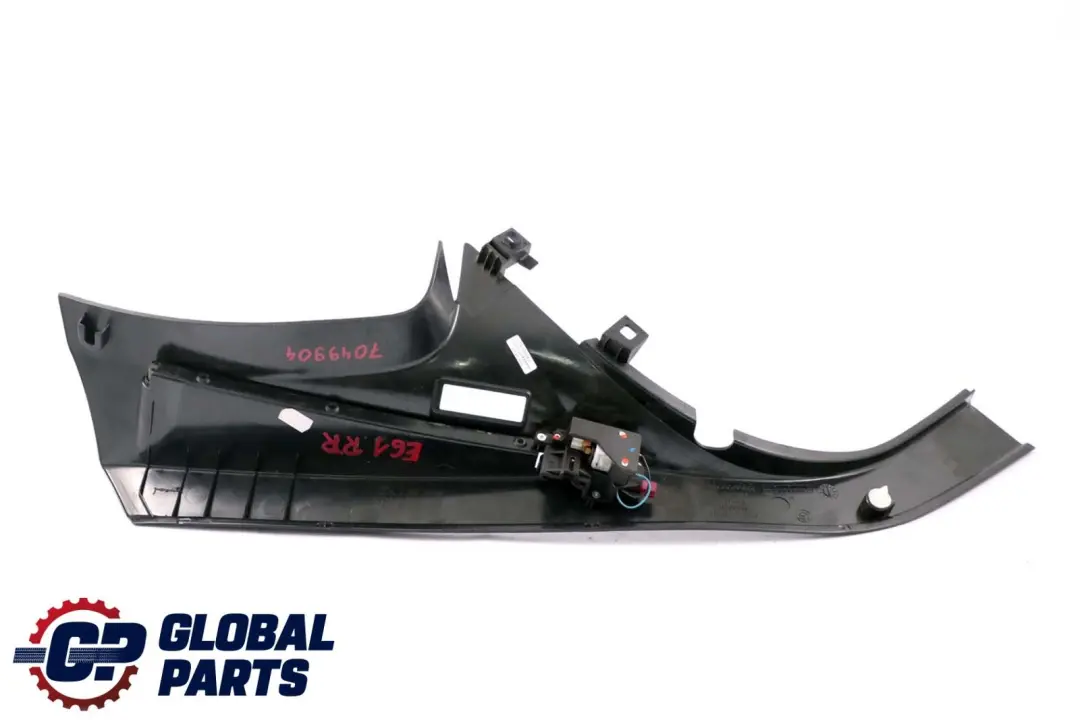 Verkleidung Säule Hinten Rechts Schwarz für BMW 5 er E61 mit Teilenummer 7049904 BMW 5 er E61 Verkleidung Säule Hinten Rechts Schwarz - SKU 6980010 - Teilenummer 7049904