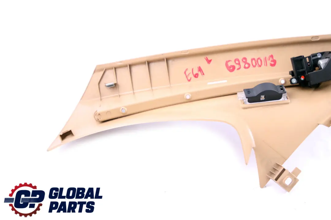 Trim Panel Column Cover Rear Left N/S Beige to BMW 5 Series E61 with Part number 7049903 BMW 5 Series E61 Trim Panel Column Cover Rear Left N/S Beige - SKU 6980013 - Part number 7049903