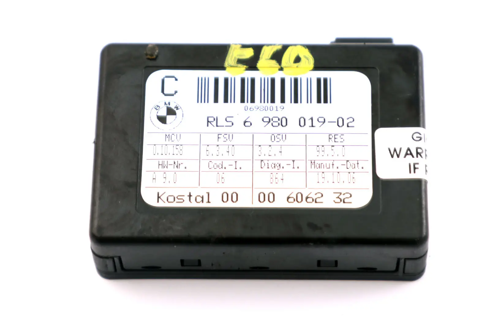 BMW 5 6 er E60 E61 E63 E64 Regen Licht Sensor Regensensor Lichtsensor 6980019