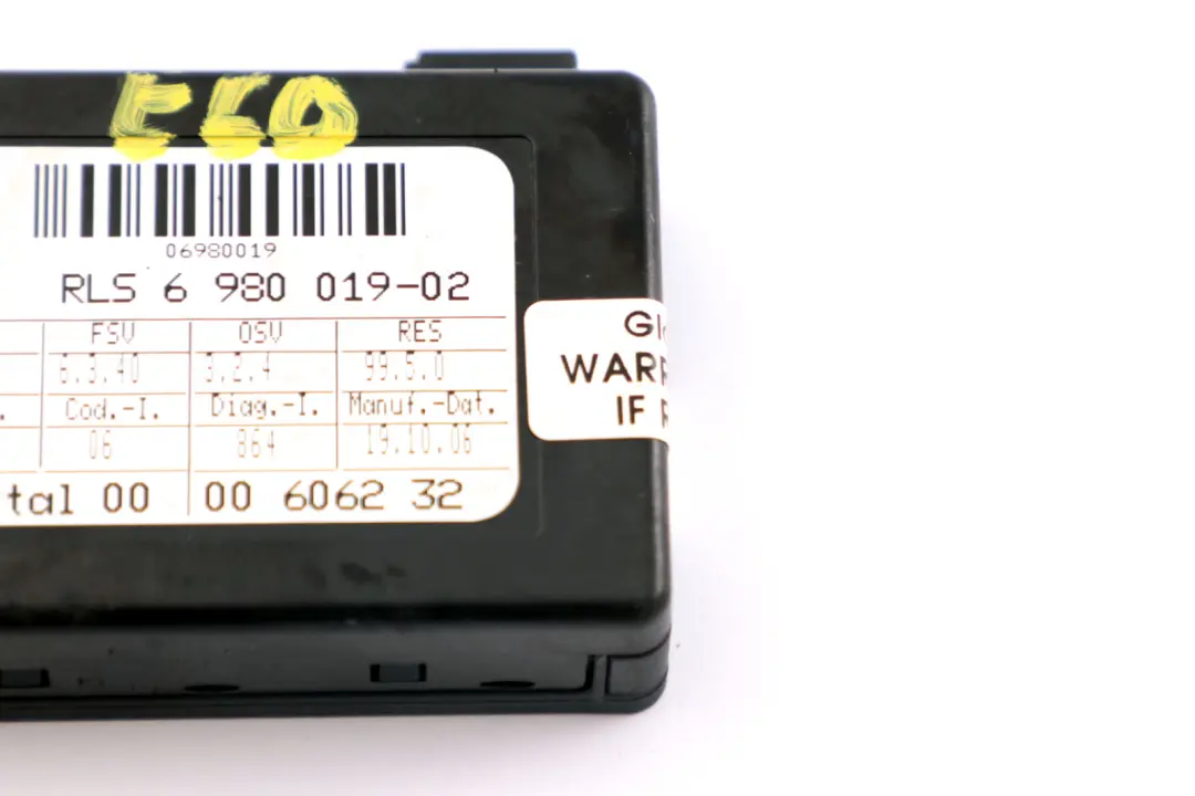 Regen Licht Sensor Regensensor Lichtsensor für BMW 5 6 er E60 E61 E63 E64 mit Teilenummer 6980019 BMW 5 6 er E60 E61 E63 E64 Regen Licht Sensor Regensensor Lichtsensor - SKU 6980019 - Teilenummer 6980019