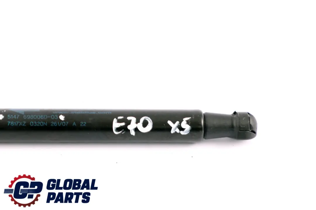 Gasdruckfeder Kofferraumboden Laderaumboden für BMW X5 er E70 mit Teilenummer 6980060 BMW X5 er E70 Gasdruckfeder Kofferraumboden Laderaumboden - SKU 6980060 - Teilenummer 6980060