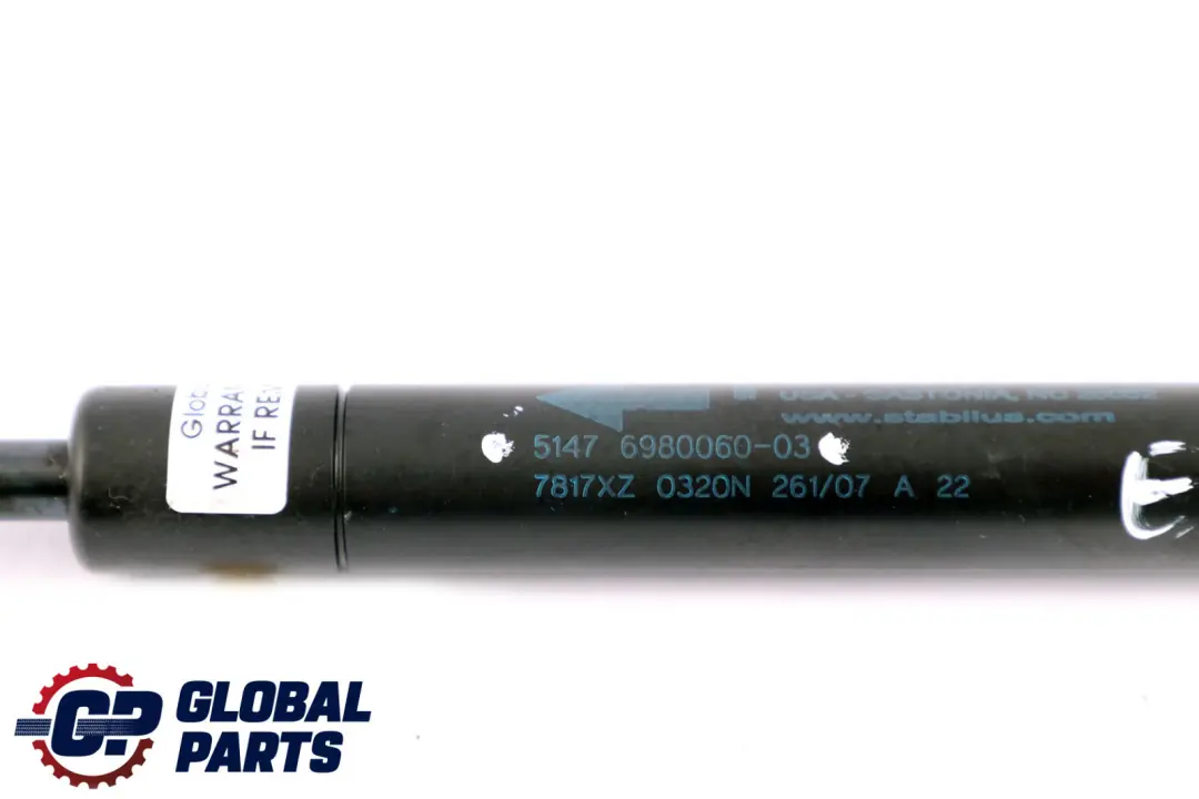 Pressurizzato Cofano Motore Primavera per BMW X5 E70 Gas con numero di parte 6980060 BMW X5 E70 Gas Pressurizzato Cofano Motore Primavera - SKU 6980060 - Numero di parte 6980060