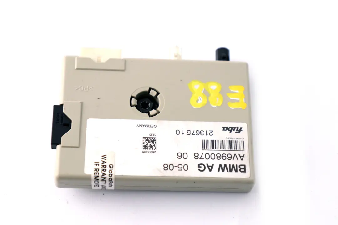 Antenne Amplificateur Aérien Module Diversité AMP pour BMW E88 à propos du numéro de pièce 6980078 BMW E88 Antenne Amplificateur Aérien Module Diversité AMP - SKU 6980078 - Numéro de pièce 6980078