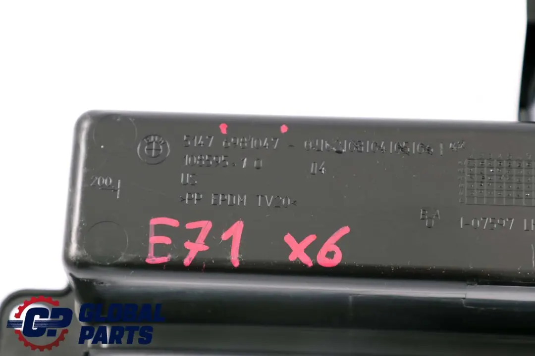 BMW X6 Series E71 Storage Compartment Left N/S Trunk Floor Black - SKU 6981047 - Part number 6981047