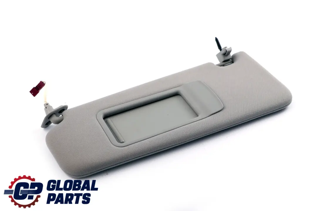  Sun Visor BMW E90 E91 Left N/S Fabric Illuminated Mirror Grey - SKU 6981649 - Part number 6981649