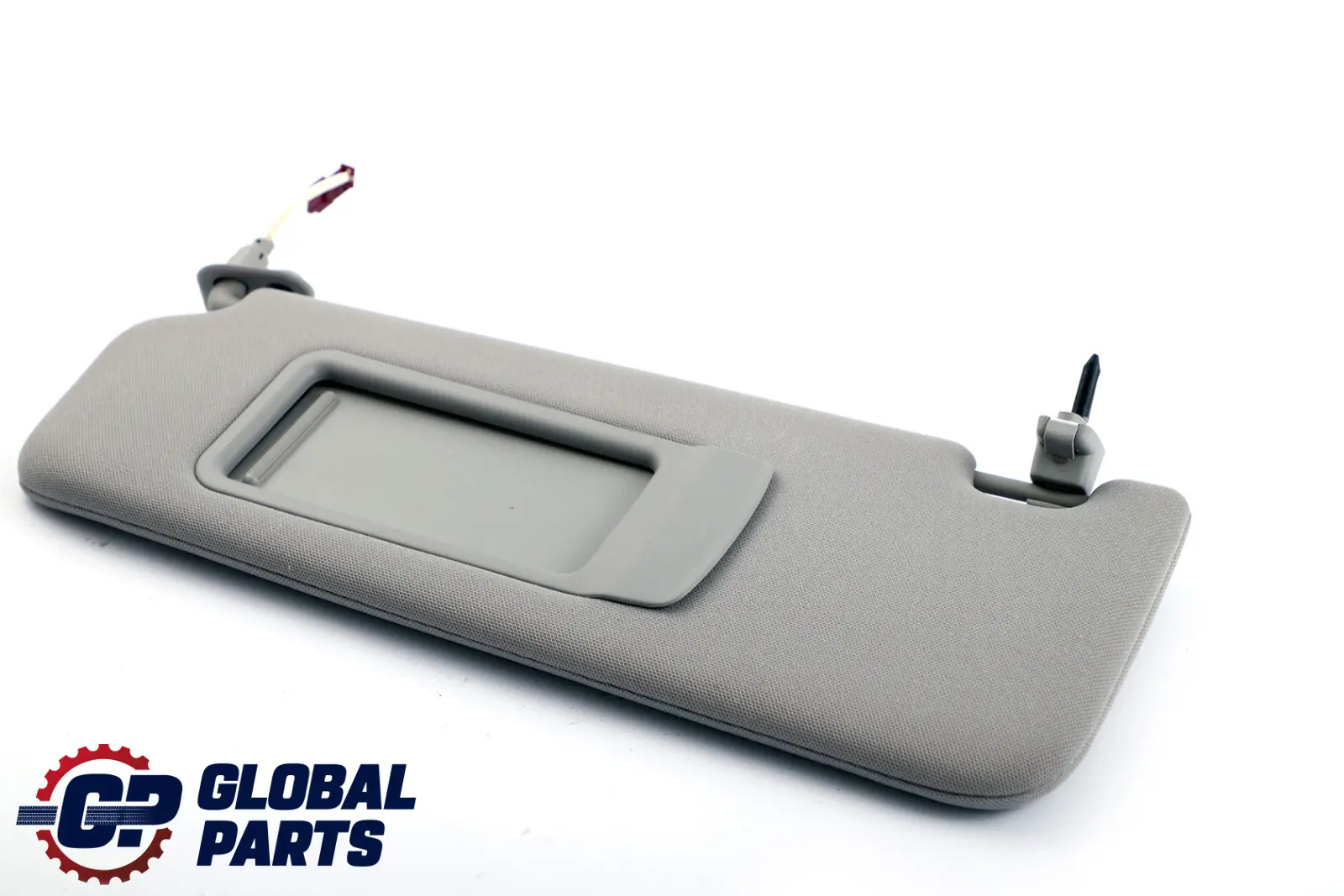 Parasol BMW E90 E91 Izquierda Tela Espejo Iluminado Gris 6981649