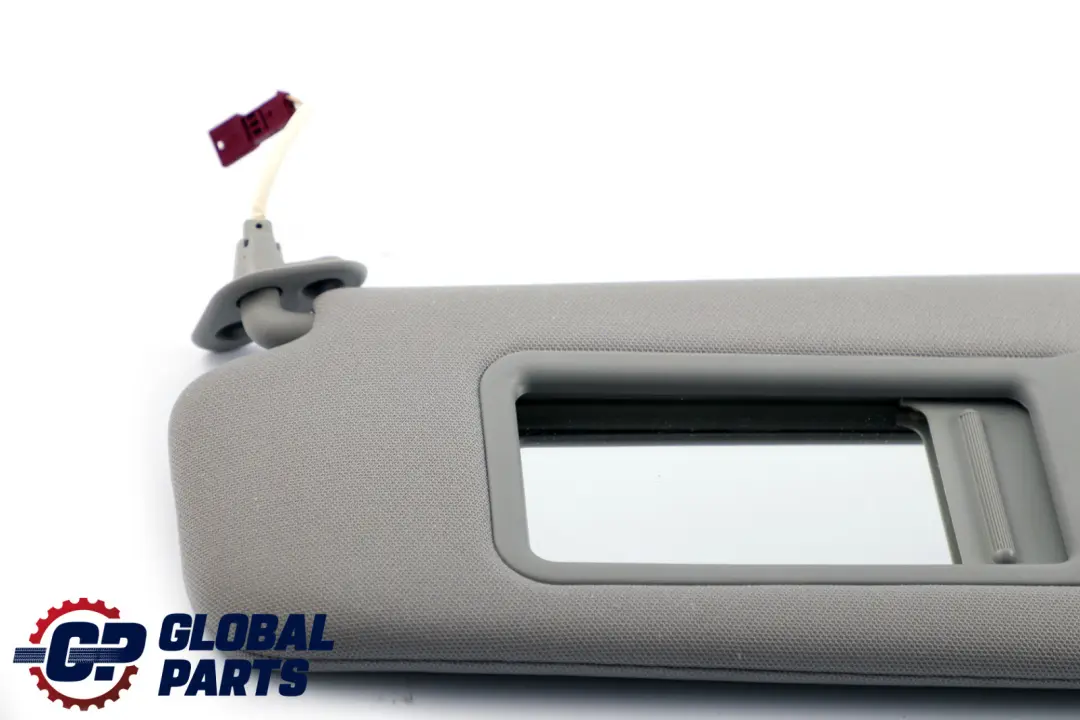  Sun Visor BMW E90 E91 Left N/S Fabric Illuminated Mirror Grey - SKU 6981649 - Part number 6981649