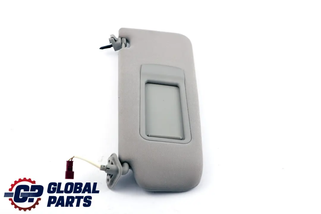  Sun Visor BMW E90 E91 Left N/S Fabric Illuminated Mirror Grey - SKU 6981649 - Part number 6981649