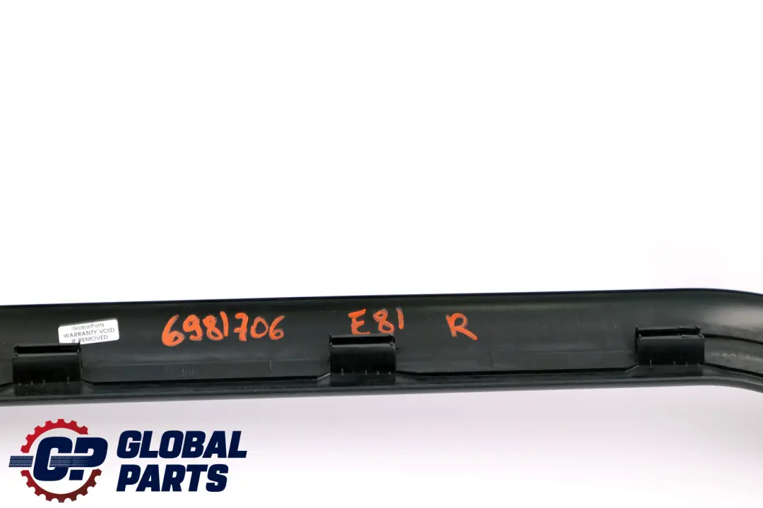 Strip Entrance Interior Right Black Schwarz O/S to BMW 1 Series E81 E82 E88 Cover with Part number 51476981706 BMW 1 Series E81 E82 E88 Cover Strip Entrance Interior Right Black Schwarz O/S - SKU 6981706 - Part number 51476981706