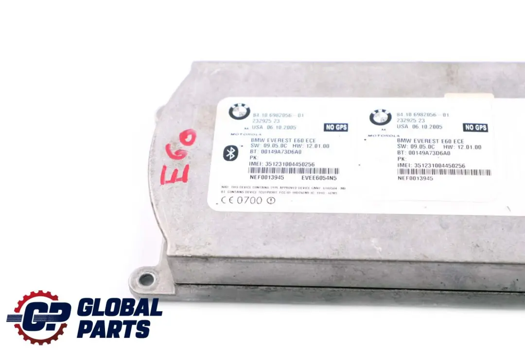 Telematics Bluetooth Control Unit Module BMW 1 3 5 Series E60 E87 E90 - SKU 6982056 - Part number 6982056