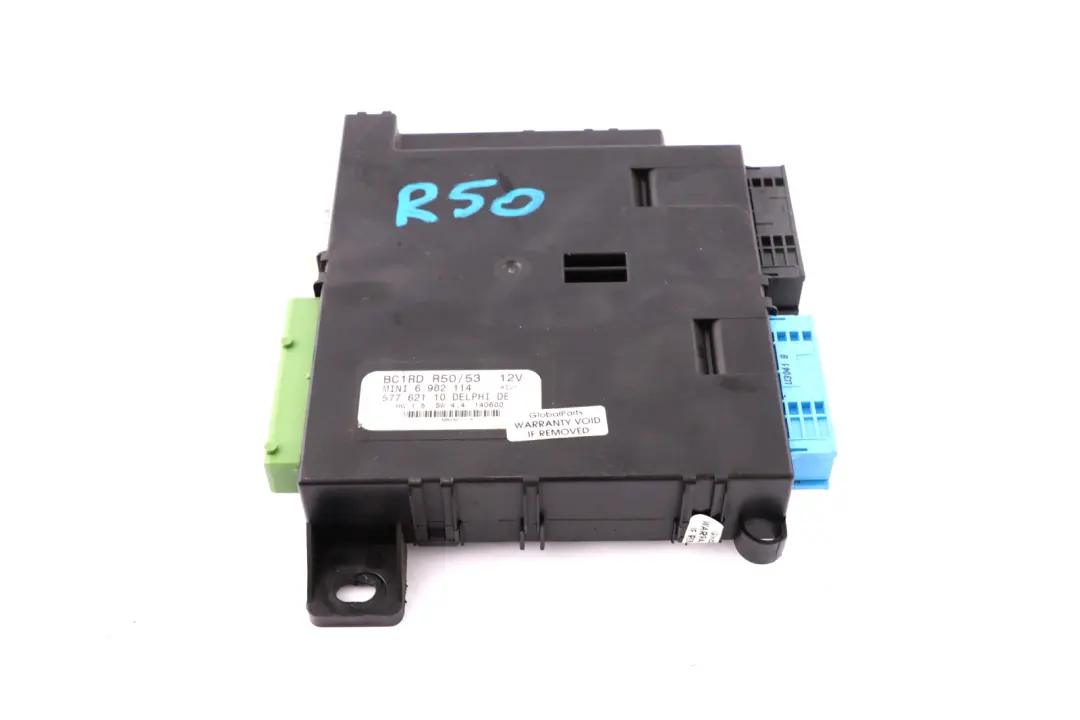 Body Control Unit Basic Module BCM to Mini Cooper One R50 R53 with Part number 6982114 Mini Cooper One R50 R53 Body Control Unit Basic Module BCM - SKU 6982114 - Part number 6982114