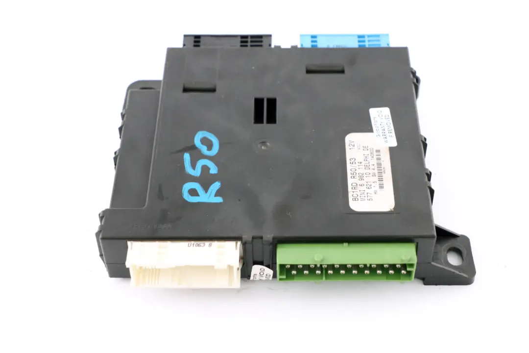 Module de Base Controle de la Carrosserie BCM pour Mini R50 R53 à propos du numéro de pièce 6982114 Mini R50 R53 Module de Base Controle de la Carrosserie BCM - SKU 6982114 - Numéro de pièce 6982114