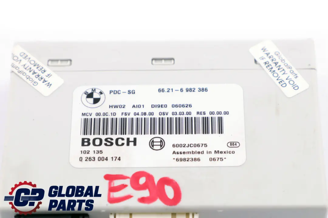 PDC Moduł Sterownik do BMW E81 X1 E84 E87 E90 E91 o numerze 6982386 BMW E81 X1 E84 E87 E90 E91 PDC Moduł Sterownik - SKU 6982386 - Numer Części 6982386