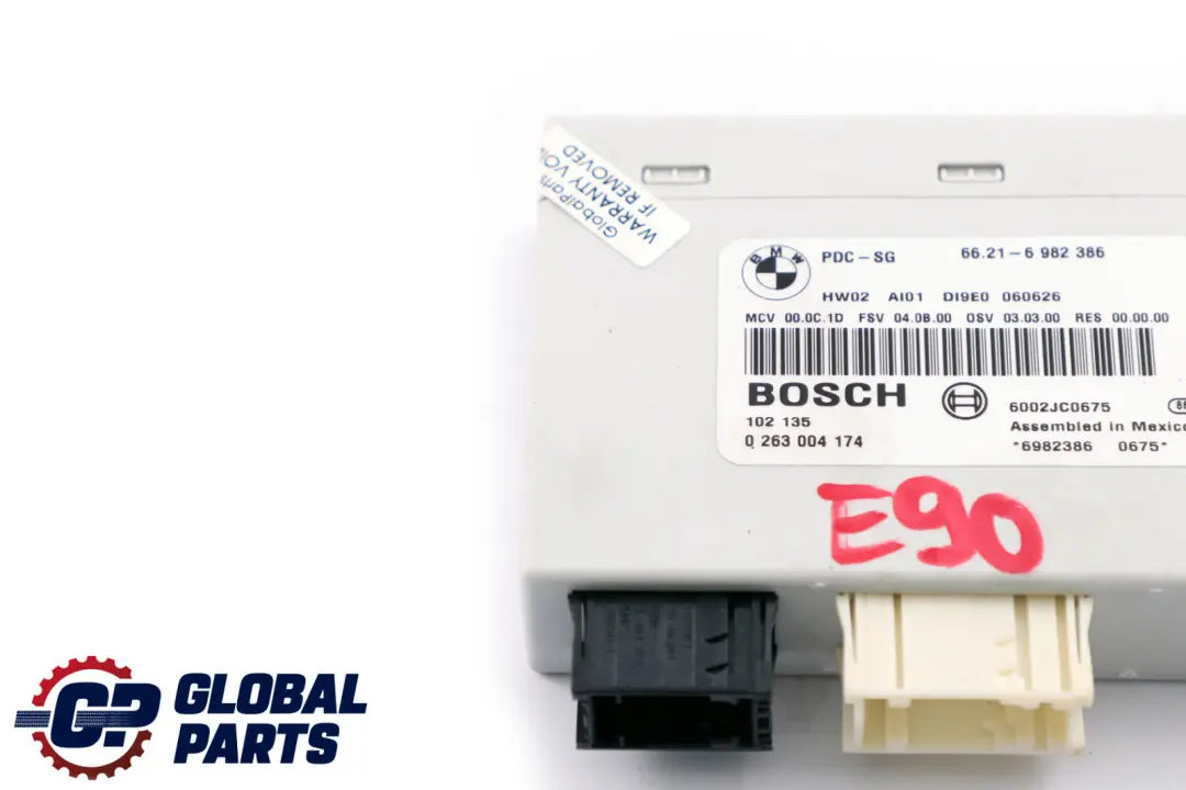 PDC Centralina dei Sensori di Parcheggio per BMW E81 E84 E87 E90 E91 con numero di parte 6982386 BMW E81 E84 E87 E90 E91 PDC Centralina dei Sensori di Parcheggio - SKU 6982386 - Numero di parte 6982386